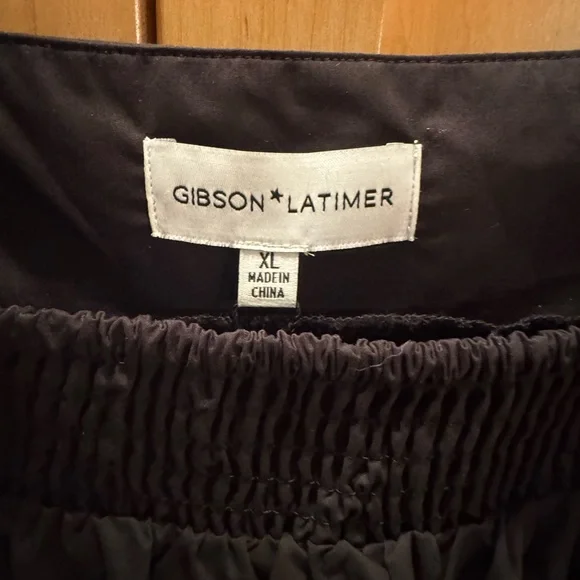 Gibson & Latimet high-low puffed sleeve dress size xl, black - Picture 5 of 7